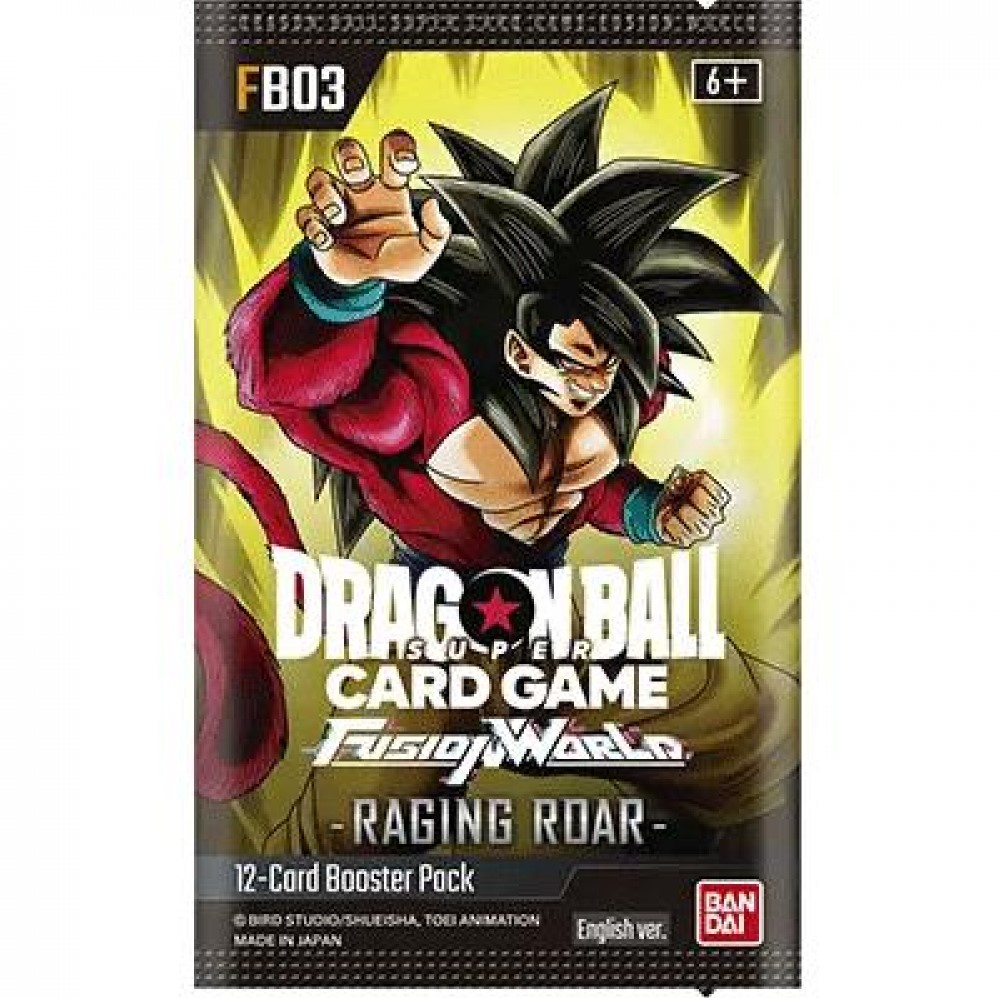 Dragon Ball Super SCG - Fusion World 03 Raging Roar Boosterpack